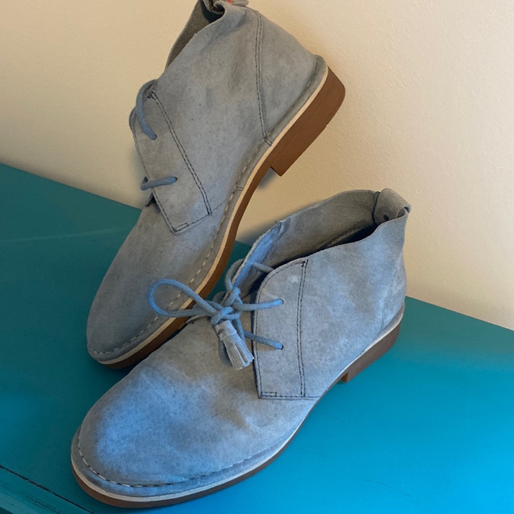 Blue suede, hush puppies